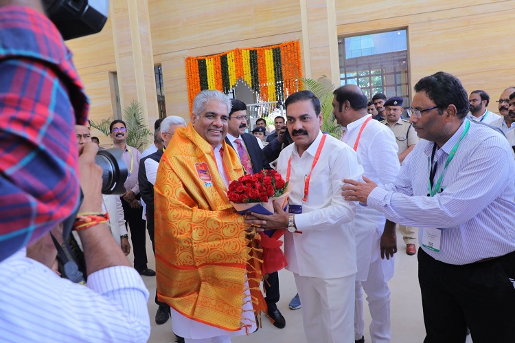 Exhibition held during Labour Ministers Conference at Tirupati