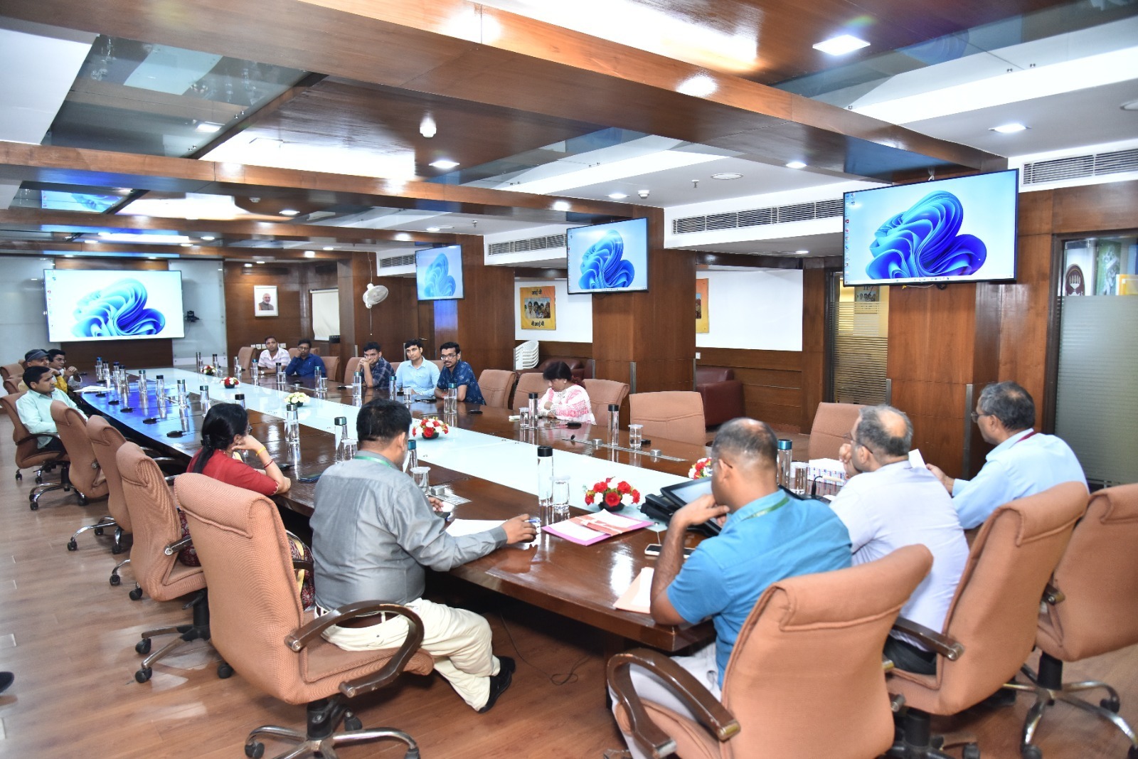 Under the guidance of Sh. Ratnesh Kumar Gautam, IC, ESIC, the Raj Bhasha branch organized Hindi language competitions  book exhibition at ESIC, Hqrs, Delhi