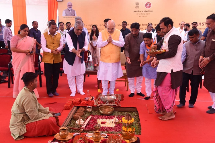 Foundation Stone Laying of 350 Bedded ESIC Hospital, Sanand, Gujrat. Upgradable to 500 Beds